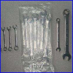 Vintage Craftsman 33 Pc Combination Wrench Set SAE & Metric VA Series Forged USA