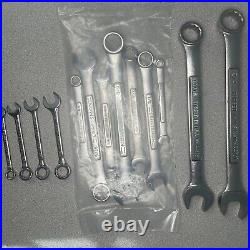 Vintage Craftsman 33 Pc Combination Wrench Set SAE & Metric VA Series Forged USA