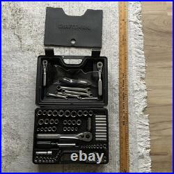 Vintage Craftsman Socket Set Metric & SAE 33676 1/4 3/8 1/2 w Case Fantastic
