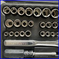 Vintage Craftsman Socket Set Metric & SAE 33676 1/4 3/8 1/2 w Case Fantastic