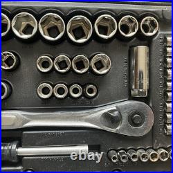 Vintage Craftsman Socket Set Metric & SAE 33676 1/4 3/8 1/2 w Case Fantastic