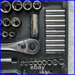 Vintage Craftsman Socket Set Metric & SAE 33676 1/4 3/8 1/2 w Case Fantastic