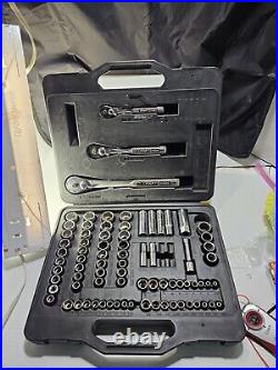 Vintage Craftsman USA Socket Ratchet Set SAE Metric 1/4 3/8 1/2 85 Of 88 Pieces