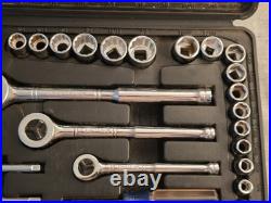 Vintage USA-Made Craftsman 93-Piece Mechanics Tool Set Excellent Condition