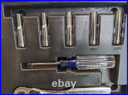 Vtg Craftsman 1/4 & 3/8 Drive 51pc SAE & Metric Socket Set + 1/4 Ratchet USA