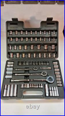 Vtg Craftsman 82pc Ee Series 1/4,3/8, & 1/2 Drive Metric/sae Socket Set