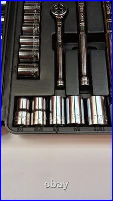 Vtg Craftsman 82pc Ee Series 1/4,3/8, & 1/2 Drive Metric/sae Socket Set