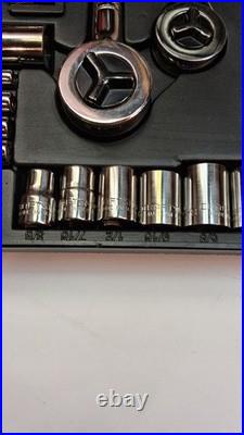 Vtg Craftsman 82pc Ee Series 1/4,3/8, & 1/2 Drive Metric/sae Socket Set