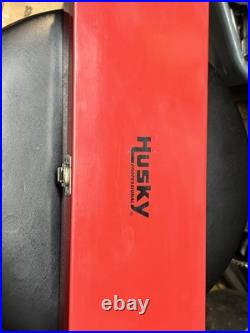Vtg (NOS)Husky 3/8 & 1/4 Drive Socket Lot 42pc Set with Metal Case USA Tools