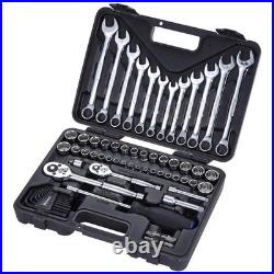 WESTWARD 40JD52 Master Tool Set, SAE and Metric, 70-Piece 40JD52