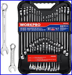 WORKPRO 32-Piece SAE & Metric Combination Wrenches Set, 20-Piece Standard Wrench WORKPRO 32-Piece SAE & Metric Combination Wrenches Set, 20-Piece Standard Wrench