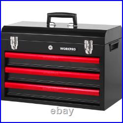 WORKPRO 408 Piece Mechanics Tool Set Socket Wrench Set With Heavy Duty Metal Box WORKPRO 408 Piece Mechanics Tool Set Socket Wrench Set With Heavy Duty Metal Box