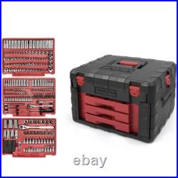 WORKPRO 450PC Mechanics Tool Set Socket Wrenches 1/2 1/4 3/8 Drive SAE Metric WORKPRO 450PC Mechanics Tool Set Socket Wrenches 1/2 1/4 3/8 Drive SAE Metric