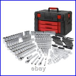 WORKPRO 450 Pieces Mechanics Tool Set SAE/METRIC SOCKETS With 3 Drawer Case Box WORKPRO 450 Pieces Mechanics Tool Set SAE/METRIC SOCKETS With 3 Drawer Case Box