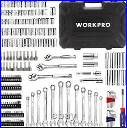WORKPRO Mechanic Tool Set 192 Piece Socket Wrench Set with Storage Case One Size WORKPRO Mechanic Tool Set 192 Piece Socket Wrench Set with Storage Case One Size