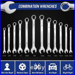 WORKPRO Mechanic Tool Set 192 Piece Socket Wrench Set with Storage Case One Size WORKPRO Mechanic Tool Set 192 Piece Socket Wrench Set with Storage Case One Size