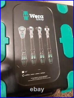 Wera 8100 SC 2 Zyklop Socket Wrench Set 1/2 Drive SAE 05003645001