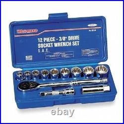 Westward 4Pm03 1/2 Drive Socket Wrench Set Sae, Metric 26 Pieces 14 Mm To 32