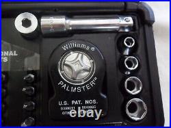 Williams 3/8 Super Palmster Ratchet & SAE Socket Set MBSP-19HHX