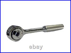 Wright Tools (32 Piece) 3/8in Drive, SAE + Metric Socket Set with Metal Tool Box