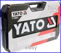 Yato professional ratchet socket set 1/2, 1/4, 3/8 225 Pcs metric&SAE YT-3894