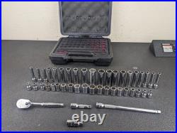 #bm417 Snap On 44 Piece 1/4 Metric & SAE General Service Socket Set 144TMPBFR