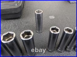 #bm417 Snap On 44 Piece 1/4 Metric & SAE General Service Socket Set 144TMPBFR