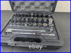 #bm417 Snap On 44 Piece 1/4 Metric & SAE General Service Socket Set 144TMPBFR
